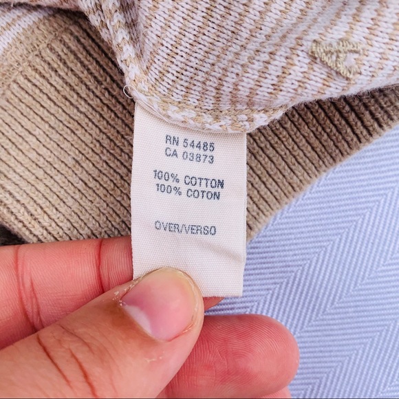 American Eagle | Tan Stripe Crewneck Pullover GUC - Picture 3 of 7